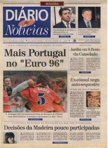Edição do dia 20 Junho 1996 da pubicação Diário de Notícias