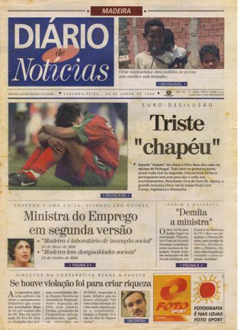 Edição do dia 24 Junho 1996 da pubicação Diário de Notícias