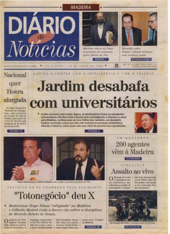 Edição do dia 28 Junho 1996 da pubicação Diário de Notícias