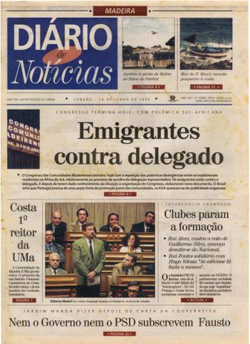 Edição do dia 29 Junho 1996 da pubicação Diário de Notícias