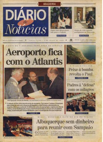 Edição do dia 2 Julho 1996 da pubicação Diário de Notícias