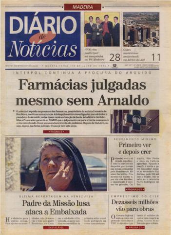 Edição do dia 10 Julho 1996 da pubicação Diário de Notícias