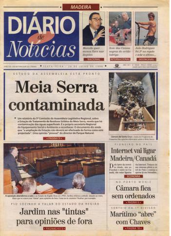 Edição do dia 26 Julho 1996 da pubicação Diário de Notícias