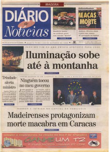 Edição do dia 24 Outubro 1996 da pubicação Diário de Notícias