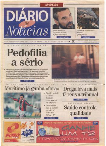 Edição do dia 28 Outubro 1996 da pubicação Diário de Notícias