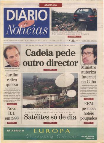 Edição do dia 18 Dezembro 1996 da pubicação Diário de Notícias