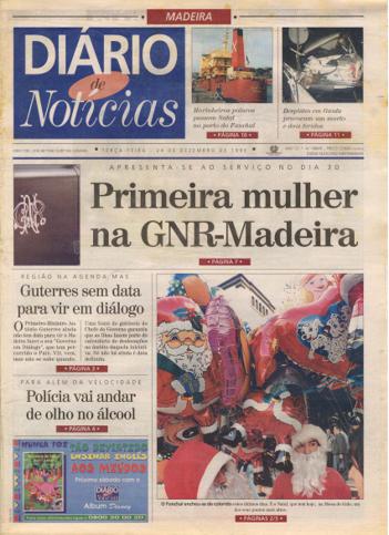 Edição do dia 24 Dezembro 1996 da pubicação Diário de Notícias