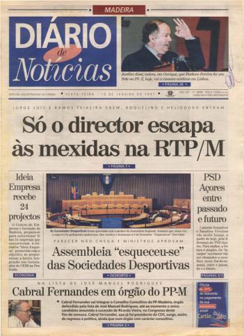 Edição do dia 10 Janeiro 1997 da pubicação Diário de Notícias