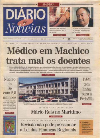 Edição do dia 28 Janeiro 1997 da pubicação Diário de Notícias