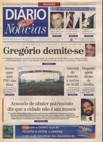 Edição do dia 23 Fevereiro 1997 da pubicação Diário de Notícias