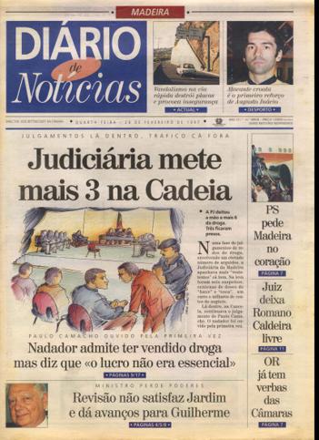 Edição do dia 26 Fevereiro 1997 da pubicação Diário de Notícias