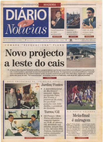 Edição do dia 6 Março 1997 da pubicação Diário de Notícias