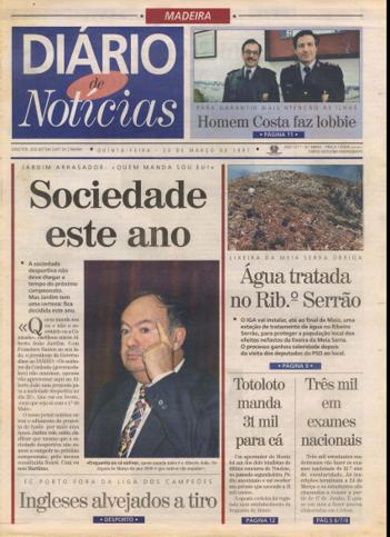 Edição do dia 20 Março 1997 da pubicação Diário de Notícias