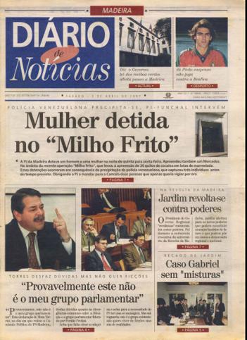 Edição do dia 5 Abril 1997 da pubicação Diário de Notícias