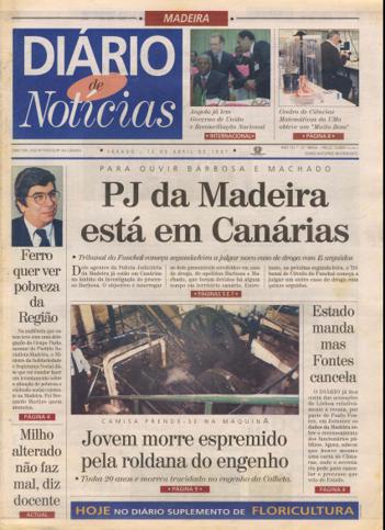 Edição do dia 12 Abril 1997 da pubicação Diário de Notícias