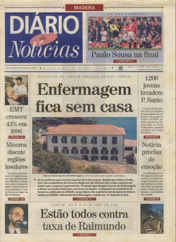 Edição do dia 24 Abril 1997 da pubicação Diário de Notícias