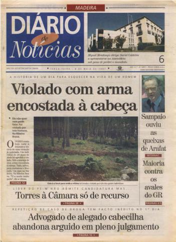 Edição do dia 6 Maio 1997 da pubicação Diário de Notícias