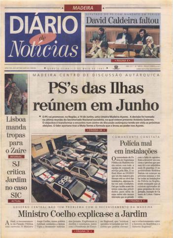 Edição do dia 7 Maio 1997 da pubicação Diário de Notícias