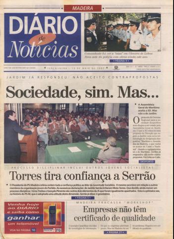 Edição do dia 13 Maio 1997 da pubicação Diário de Notícias