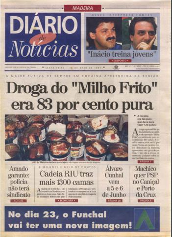 Edição do dia 16 Maio 1997 da pubicação Diário de Notícias