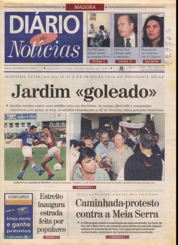 Edição do dia 26 Maio 1997 da pubicação Diário de Notícias