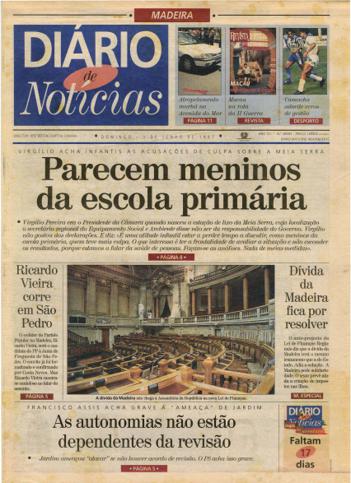 Edição do dia 1 Junho 1997 da pubicação Diário de Notícias