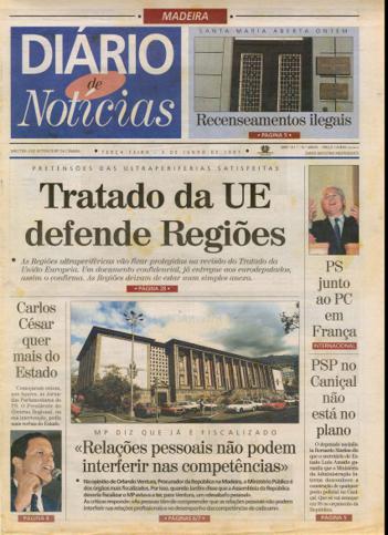 Edição do dia 3 Junho 1997 da pubicação Diário de Notícias