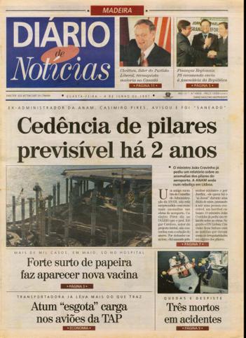 Edição do dia 4 Junho 1997 da pubicação Diário de Notícias