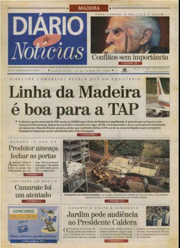 Edição do dia 6 Junho 1997 da pubicação Diário de Notícias