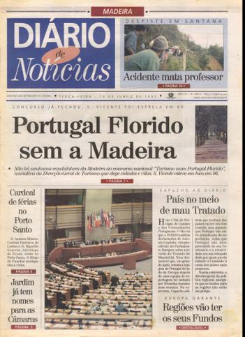 Edição do dia 10 Junho 1997 da pubicação Diário de Notícias