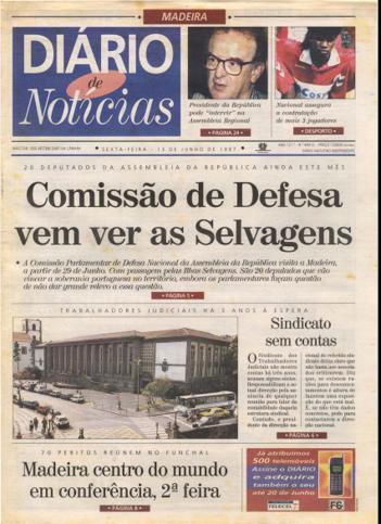 Edição do dia 13 Junho 1997 da pubicação Diário de Notícias