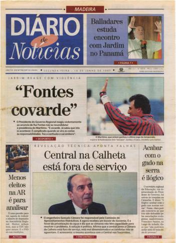 Edição do dia 16 Junho 1997 da pubicação Diário de Notícias