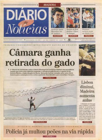 Edição do dia 23 Junho 1997 da pubicação Diário de Notícias