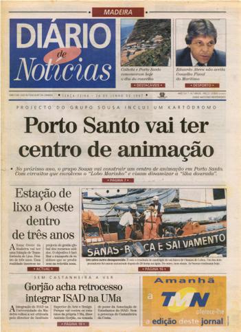 Edição do dia 24 Junho 1997 da pubicação Diário de Notícias