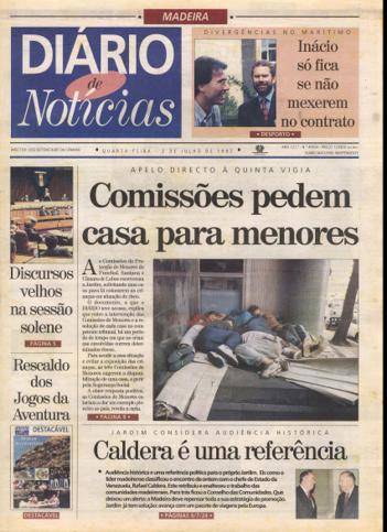 Edição do dia 2 Julho 1997 da pubicação Diário de Notícias