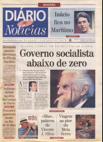 Edição do dia 6 Julho 1997 da pubicação Diário de Notícias