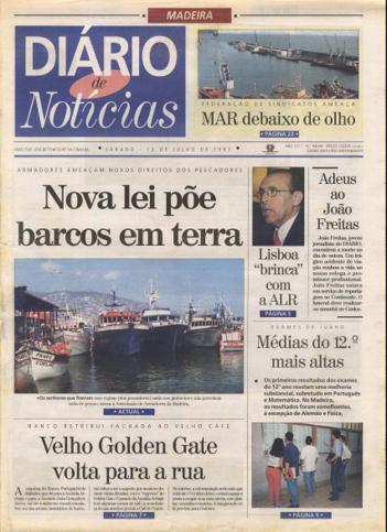 Edição do dia 12 Julho 1997 da pubicação Diário de Notícias