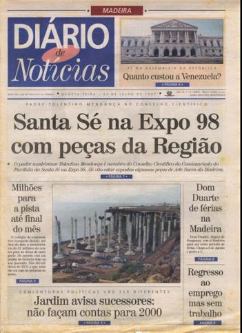 Edição do dia 23 Julho 1997 da pubicação Diário de Notícias