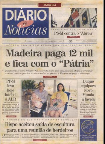 Edição do dia 29 Julho 1997 da pubicação Diário de Notícias