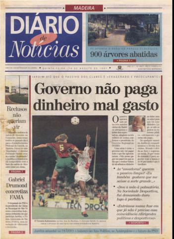 Edição do dia 14 Agosto 1997 da pubicação Diário de Notícias