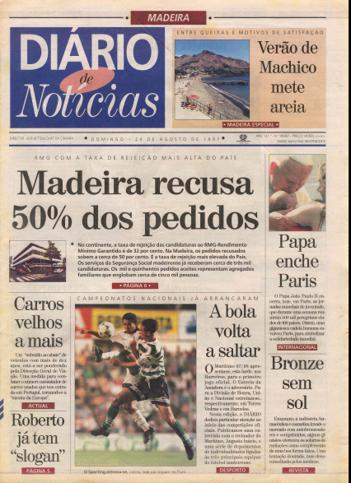 Edição do dia 24 Agosto 1997 da pubicação Diário de Notícias