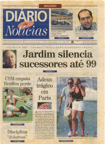 Edição do dia 1 Setembro 1997 da pubicação Diário de Notícias