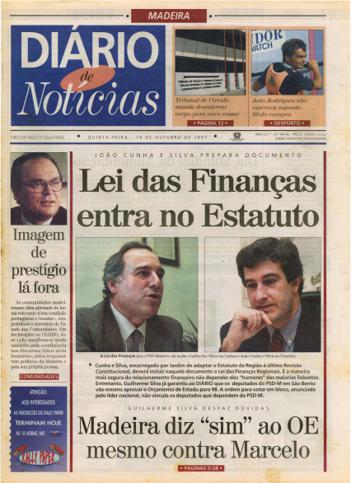 Edição do dia 16 Outubro 1997 da pubicação Diário de Notícias