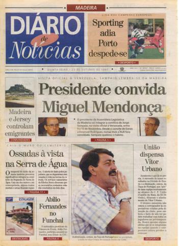 Edição do dia 23 Outubro 1997 da pubicação Diário de Notícias