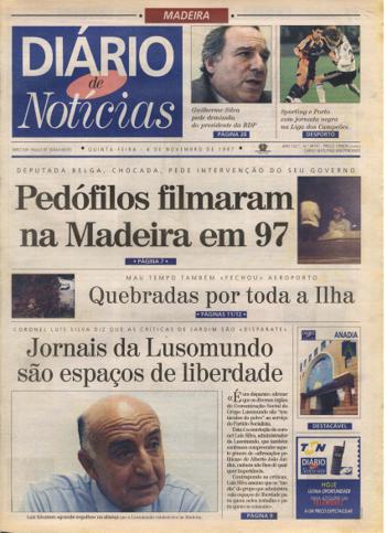 Edição do dia 6 Novembro 1997 da pubicação Diário de Notícias