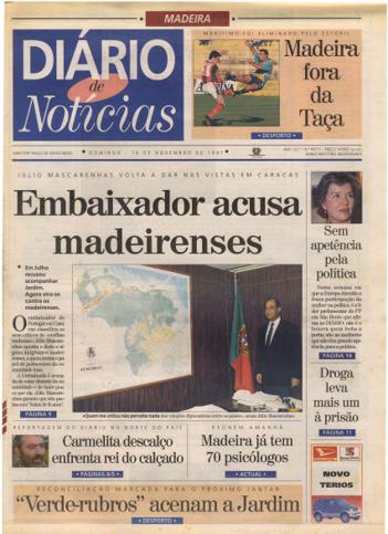 Edição do dia 16 Novembro 1997 da pubicação Diário de Notícias