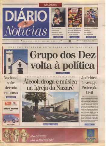 Edição do dia 23 Novembro 1997 da pubicação Diário de Notícias