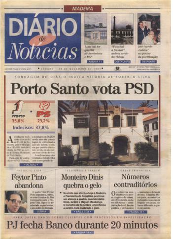 Edição do dia 29 Novembro 1997 da pubicação Diário de Notícias