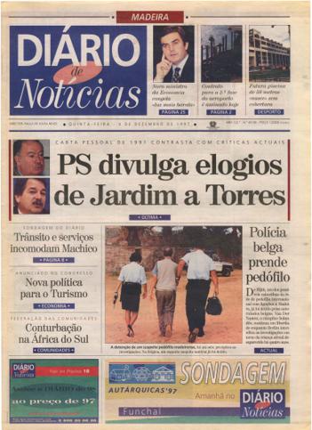 Edição do dia 4 Dezembro 1997 da pubicação Diário de Notícias