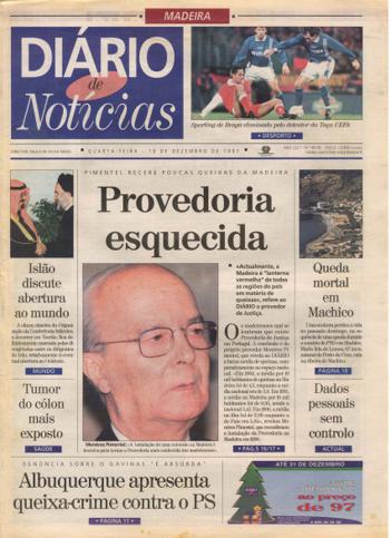 Edição do dia 10 Dezembro 1997 da pubicação Diário de Notícias